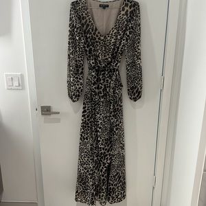 I.N.C. Leopard Maxi Dress